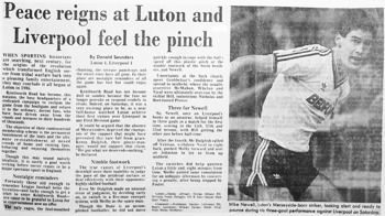 Peace Reigns At Luton