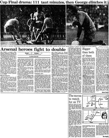 Press Cutting - Cup Final Drama