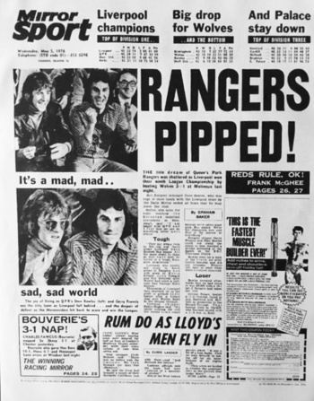 Rangers Pipped