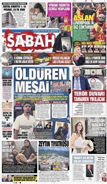 Sabah Frontpage