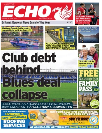 Saturday Echo Frontpage