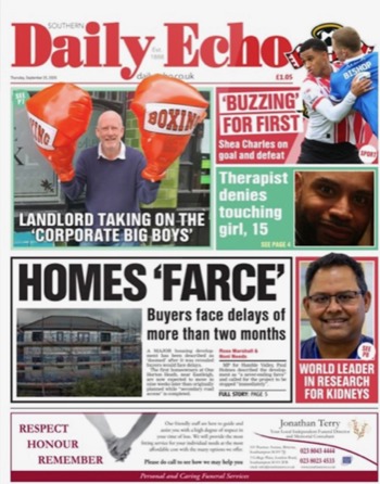 Southern Echo Frontpage