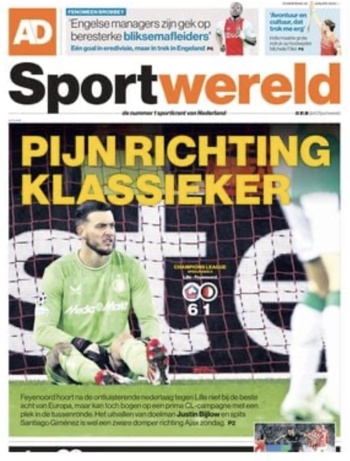Sport Wereld Frontpage