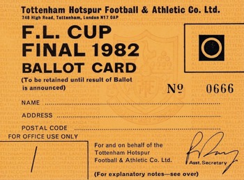 Spurs Ballot Card