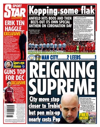 Sunday Daily Star Backpage