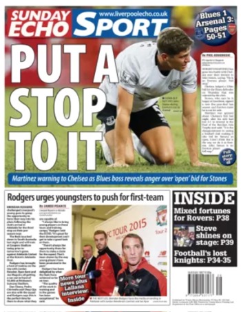 Sunday Echo Backpage