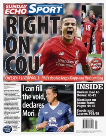 Sunday Echo Backpage