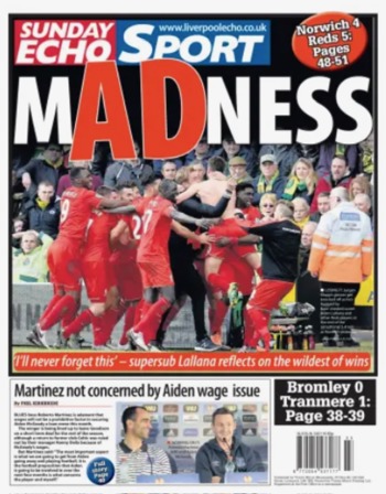 Sunday Echo Backpage