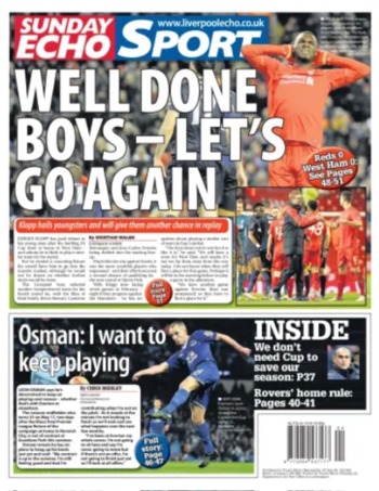 Sunday Echo Backpage
