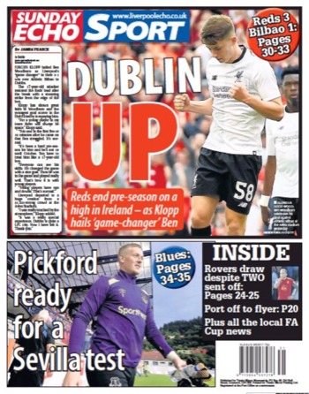 Sunday Echo Backpage