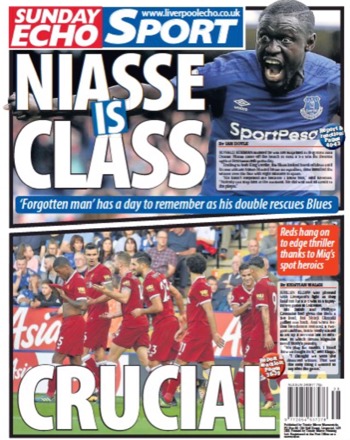 Sunday Echo Backpage