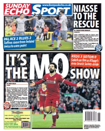 Sunday Echo Backpage