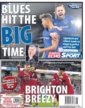 Sunday Echo Backpage