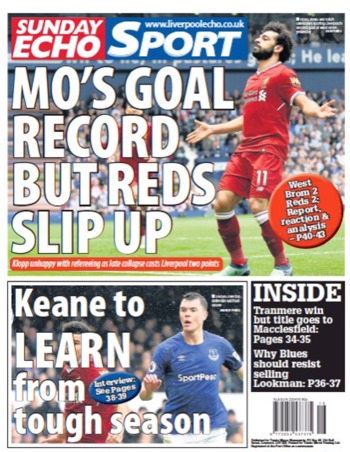 Sunday Echo Backpage