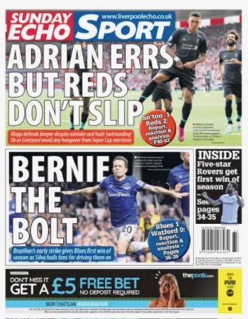 Sunday Echo Backpage