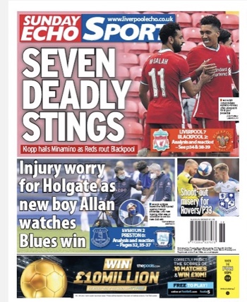 Sunday Echo Backpage
