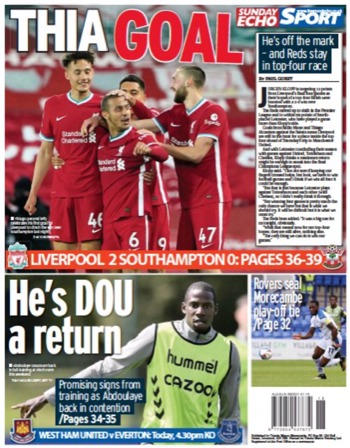 Sunday Echo Backpage