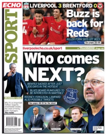 Sunday Echo Backpage