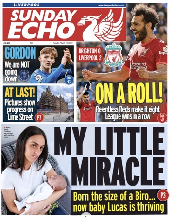 Sunday Echo Backpage