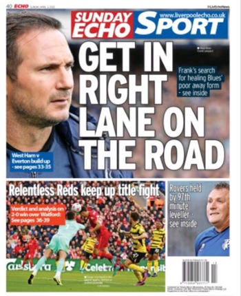 Sunday Echo Backpage