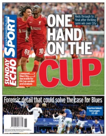 Sunday Echo Backpage
