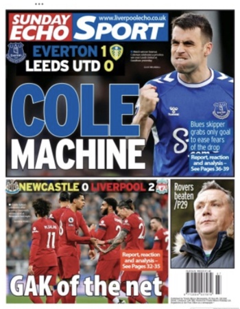 Sunday Echo Backpage