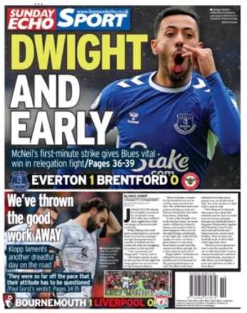 Sunday Echo Backpage