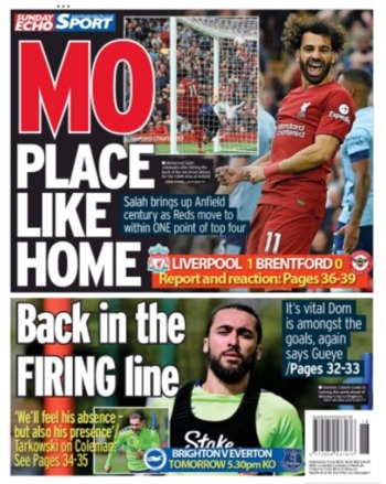 Sunday Echo Backpage
