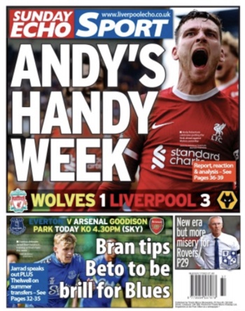 Sunday Echo Backpage
