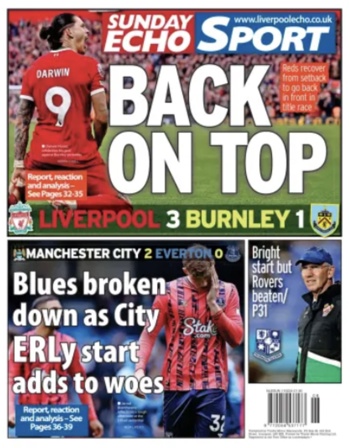 Sunday Echo Backpage