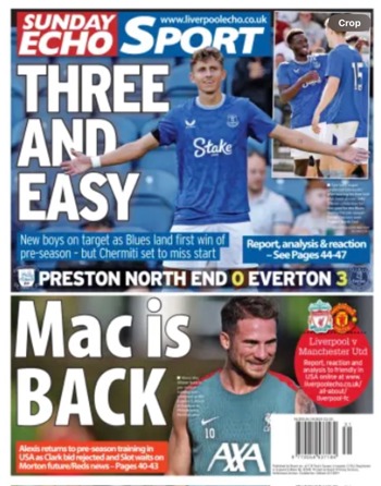 Saturday Echo Backpage
