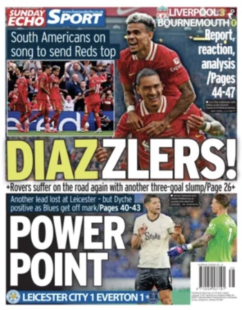 Sunday Echo Backpage