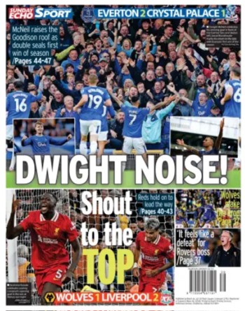 Sunday Echo Backpage