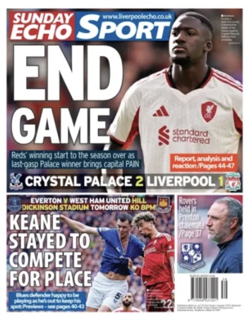 Sunday Echo Backpage