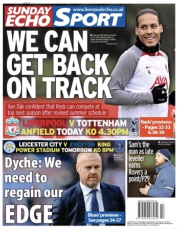 Sunday Echo Backpage