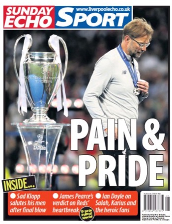 Sunday Echo Frontpage