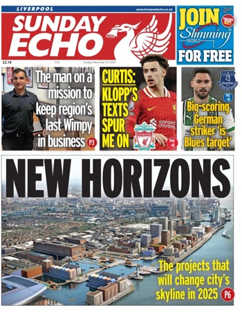Sunday Echo Frontpage (Before match)