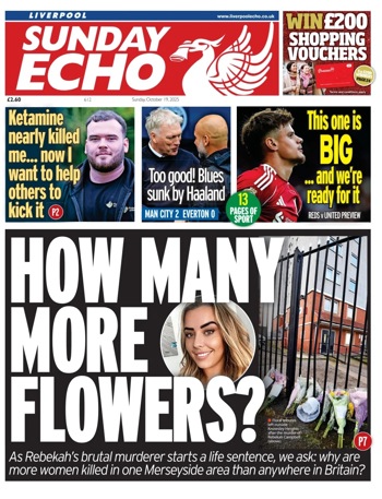 Sunday Echo Frontpage (Before match)