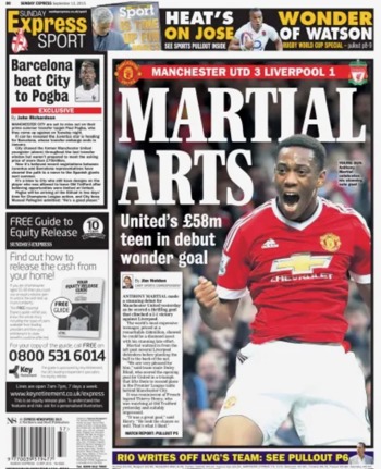 Sunday Express Backpage