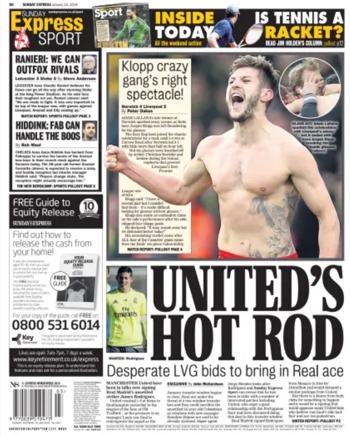 Sunday Express Backpage