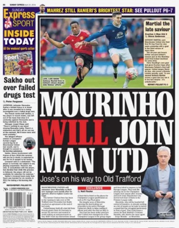 Sunday Express Backpage