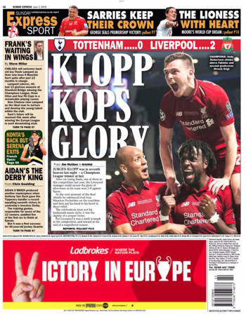Sunday Express Backpage