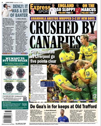 Sunday Express Backpage