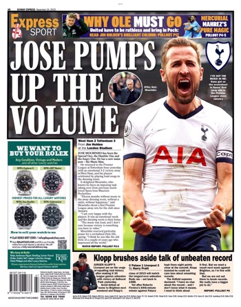 Sunday Express Backpage