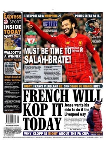Sunday Express Backpage