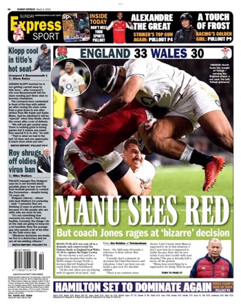 Sunday Express Backpage