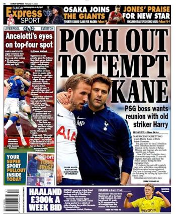 Sunday Express Backpage