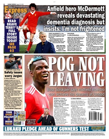 Sunday Express Backpage
