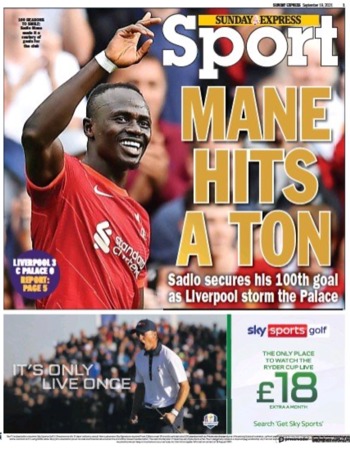 Sunday Express Backpage