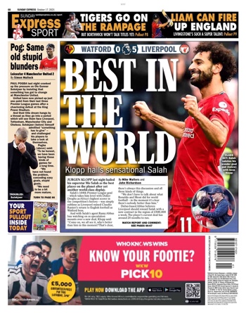 Sunday Express Backpage